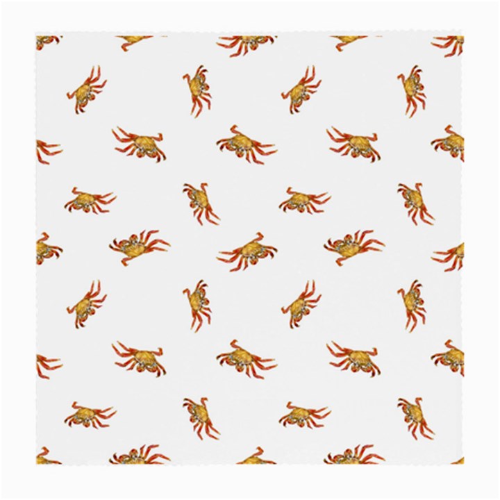 Crabs Photo Collage Pattern Design Medium Glasses Cloth