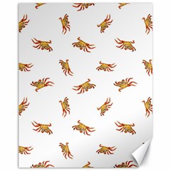 Crabs Photo Collage Pattern Design Canvas 11  X 14   by dflcprints