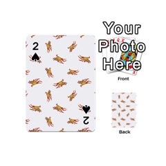 Crabs Photo Collage Pattern Design Playing Cards 54 (mini) 