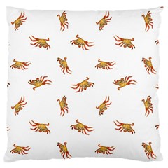 Crabs Photo Collage Pattern Design Large Cushion Case (one Side) by dflcprints