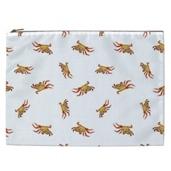 Crabs Photo Collage Pattern Design Cosmetic Bag (xxl)  by dflcprints