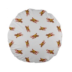 Crabs Photo Collage Pattern Design Standard 15  Premium Round Cushions by dflcprints