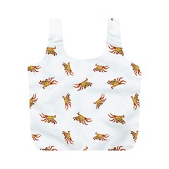 Crabs Photo Collage Pattern Design Full Print Recycle Bags (m)  by dflcprints