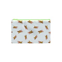 Crabs Photo Collage Pattern Design Cosmetic Bag (xs)