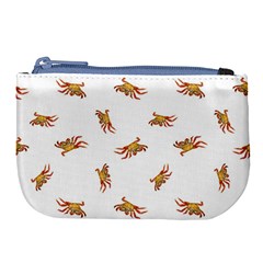 Crabs Photo Collage Pattern Design Large Coin Purse by dflcprints