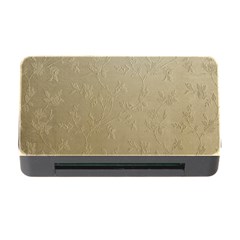 Gold Floral Royal Pattern  Memory Card Reader With Cf by paulaoliveiradesign