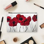 Main Street Poppies Hr Aceo Cosmetic Bag (Medium)  Front