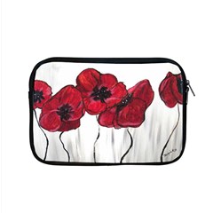 Main Street Poppies Hr Aceo Apple Macbook Pro 15  Zipper Case by artbyjacquie