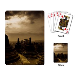 Borobudur Temple Indonesia Playing Card by Nexatart