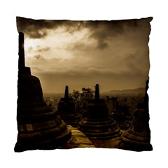 Borobudur Temple Indonesia Standard Cushion Case (one Side) by Nexatart