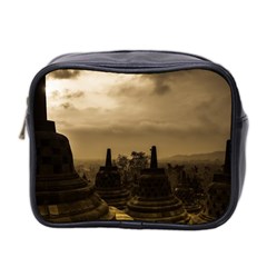 Borobudur Temple Indonesia Mini Toiletries Bag 2-side by Nexatart