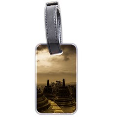 Borobudur Temple Indonesia Luggage Tags (two Sides) by Nexatart