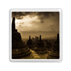 Borobudur Temple Indonesia Memory Card Reader (square)  by Nexatart