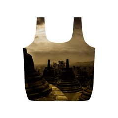 Borobudur Temple Indonesia Full Print Recycle Bags (s)  by Nexatart