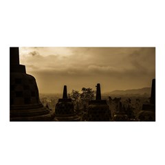 Borobudur Temple Indonesia Satin Wrap by Nexatart