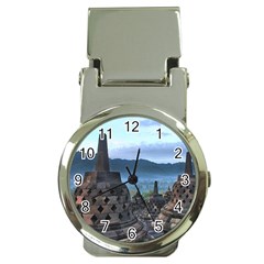 Borobudur Temple  Morning Serenade Money Clip Watches by Nexatart