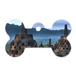 Borobudur Temple  Morning Serenade Dog Tag Bone (Two Sides) Front