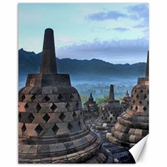 Borobudur Temple  Morning Serenade Canvas 11  X 14   by Nexatart