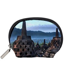 Borobudur Temple  Morning Serenade Accessory Pouches (small)  by Nexatart