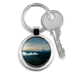 Bromo Caldera De Tenegger  Indonesia Key Chains (round)  by Nexatart