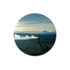 Bromo Caldera De Tenegger  Indonesia Magnet 3  (round) by Nexatart