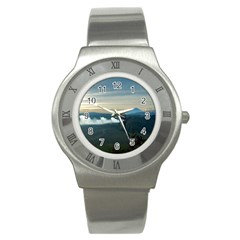 Bromo Caldera De Tenegger  Indonesia Stainless Steel Watch by Nexatart