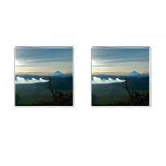 Bromo Caldera De Tenegger  Indonesia Cufflinks (square) by Nexatart