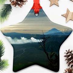 Bromo Caldera De Tenegger  Indonesia Star Ornament (two Sides) by Nexatart