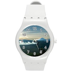 Bromo Caldera De Tenegger  Indonesia Round Plastic Sport Watch (m) by Nexatart