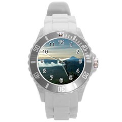 Bromo Caldera De Tenegger  Indonesia Round Plastic Sport Watch (l) by Nexatart