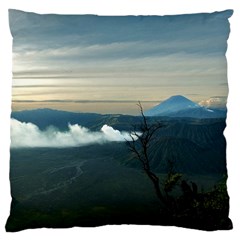 Bromo Caldera De Tenegger  Indonesia Large Cushion Case (two Sides) by Nexatart