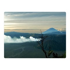 Bromo Caldera De Tenegger  Indonesia Double Sided Flano Blanket (mini)  by Nexatart