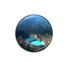 Kelimutu Crater Lakes  Indonesia Hat Clip Ball Marker by Nexatart