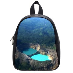 Kelimutu Crater Lakes  Indonesia School Bag (small) by Nexatart