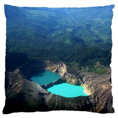 Kelimutu Crater Lakes  Indonesia Standard Flano Cushion Case (one Side) by Nexatart