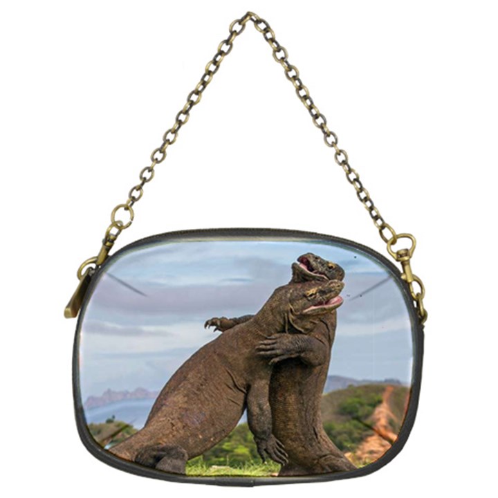 Komodo Dragons Fight Chain Purses (Two Sides) 