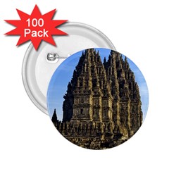 Prambanan Temple 2 25  Buttons (100 Pack)  by Nexatart