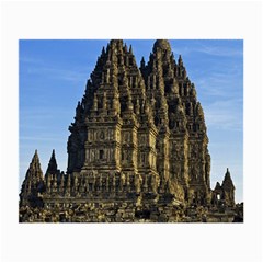 Prambanan Temple Small Glasses Cloth by Nexatart