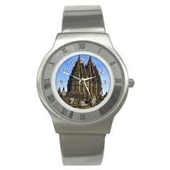 Prambanan Temple Stainless Steel Watch by Nexatart