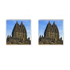 Prambanan Temple Cufflinks (square) by Nexatart