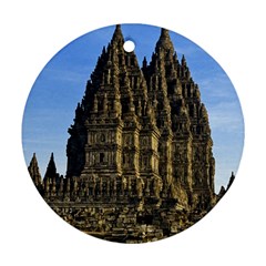 Prambanan Temple Round Ornament (two Sides) by Nexatart