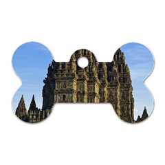 Prambanan Temple Dog Tag Bone (one Side) by Nexatart