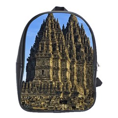 Prambanan Temple School Bag (xl) by Nexatart