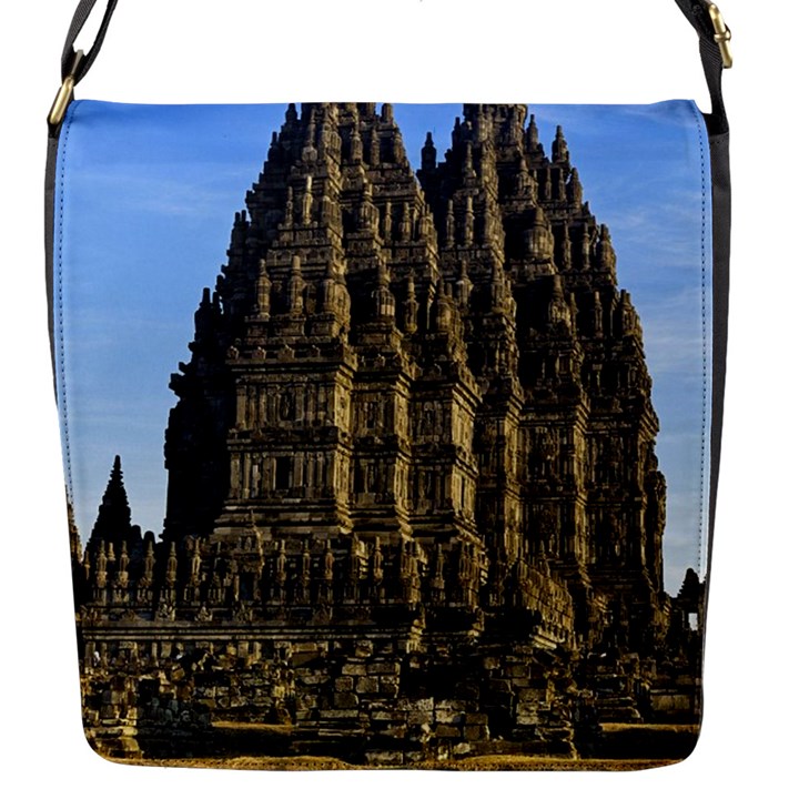 Prambanan Temple Flap Messenger Bag (S)