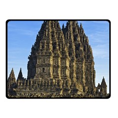 Prambanan Temple Double Sided Fleece Blanket (small)  by Nexatart