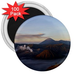 Sunrise Mount Bromo Tengger Semeru National Park  Indonesia 3  Magnets (100 Pack) by Nexatart