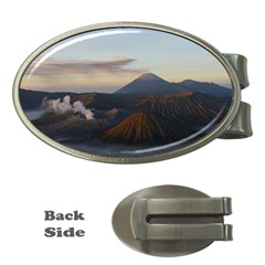 Sunrise Mount Bromo Tengger Semeru National Park  Indonesia Money Clips (oval)  by Nexatart