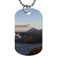 Sunrise Mount Bromo Tengger Semeru National Park  Indonesia Dog Tag (one Side) by Nexatart