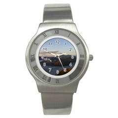 Sunrise Mount Bromo Tengger Semeru National Park  Indonesia Stainless Steel Watch by Nexatart