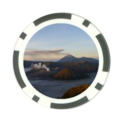 Sunrise Mount Bromo Tengger Semeru National Park  Indonesia Poker Chip Card Guard by Nexatart